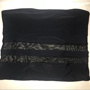 Black Mesh Tube Top